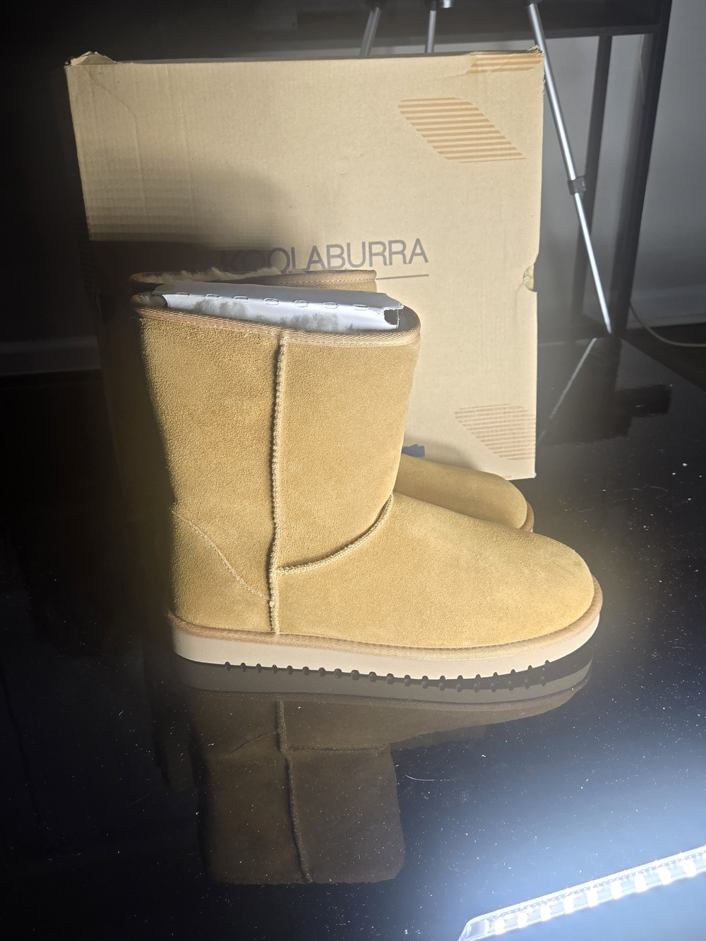 KOOLABURRA BY UGG KOOLA  SUEDE SHEEPSKIN WOMEN'S  BOOTS SIZE US 11